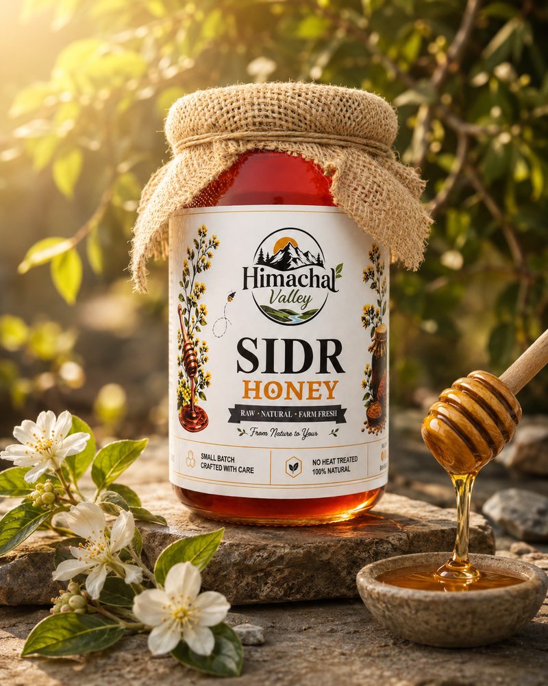 Sidr Honey - Himachal Valley – Raw & Natural, 500g