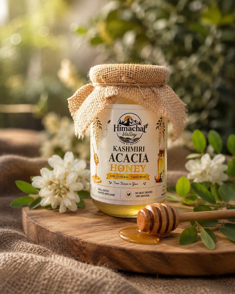 Kashmiri Acacia - Himachal Valley Honey – Raw & Natural, 500g