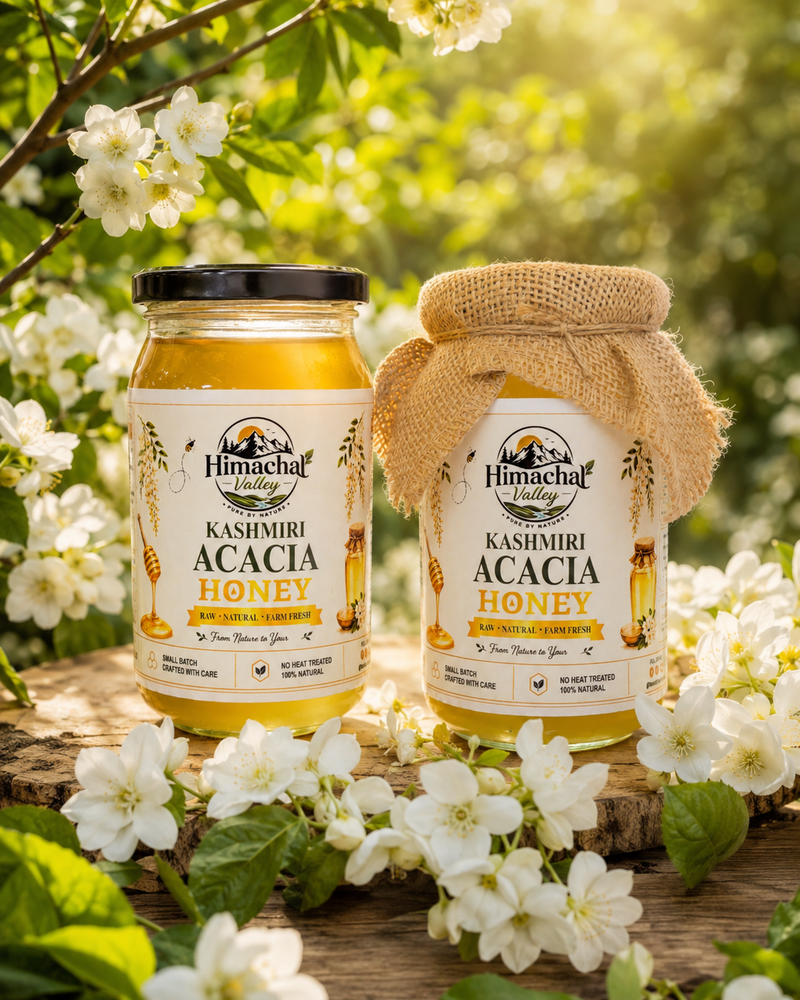 Kashmiri Acacia - Himachal Valley Honey – Raw & Natural, 500g