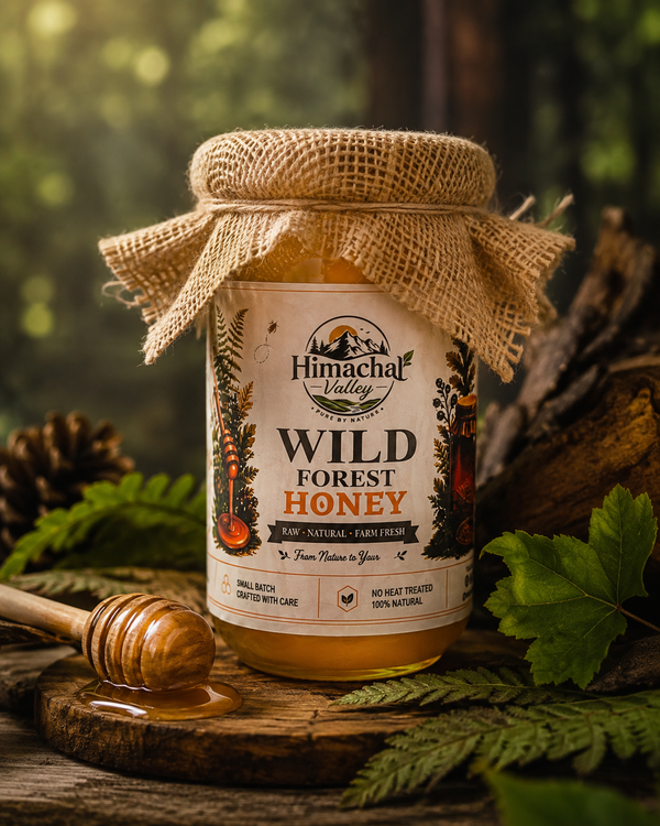 Wild Forest Honey - Himachal Valley – Raw & Natural, 500g